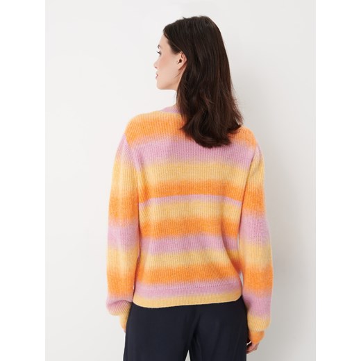Mohito - Kolorowy sweter z efektem gradacji - Pomarańczowy Mohito S Mohito