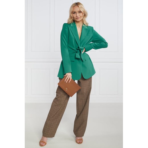 Pinko Skórzana kopertówka FLAT CLASSIC VITELLO SETA Pinko Uniwersalny Gomez Fashion Store