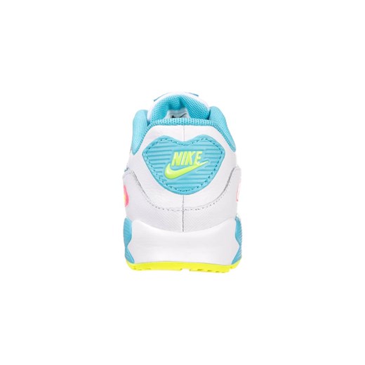 Nike Sportswear AIR MAX 90 Tenisówki i Trampki white/blue lagoon/volt/clearwater zalando bialy ocieplane