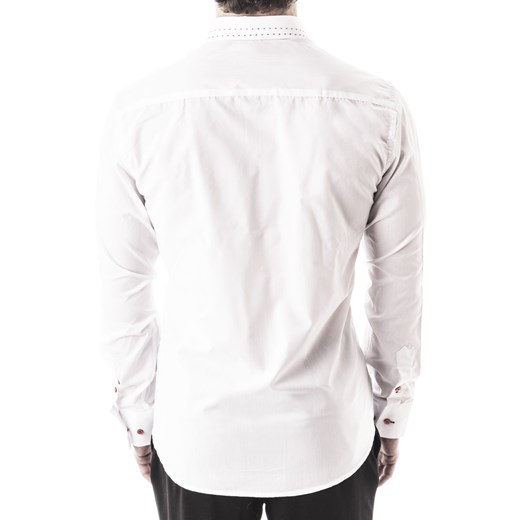 Koszula męska Risardi biała bawełniana 