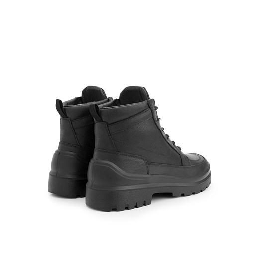 Skórzane botki "Canmore" w kolorze czarnym Travelin' 47 Limango Polska okazja