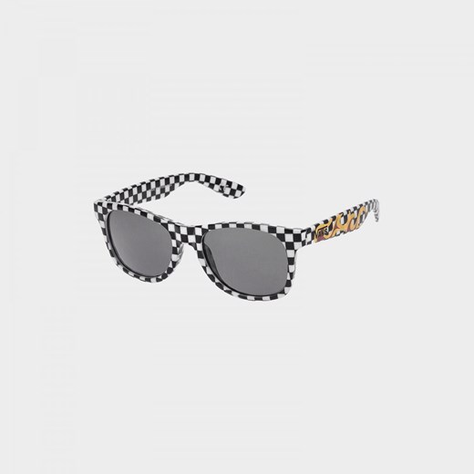 Męskie okulary przeciwsłoneczne VANS Spicoli 4 - czarno-białe Vans One-size Sportstylestory.com