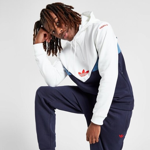 ADIDAS BLUZA CLRDO HZ WHT/NAVY SWEATSHIRT BIALY HY9245 L JD Sports 
