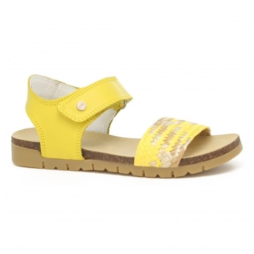 Sandały Wojas X Bartek 8520088, Dla Dziewcząt, Żółty ze sklepu Wojas w kategorii Sandały dziecięce - zdjęcie 152315300