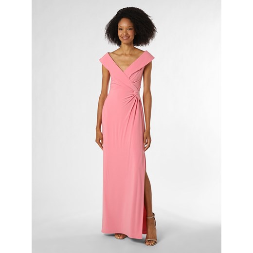 Lauren Ralph Lauren Damska sukienka wieczorowa Kobiety różowy jednolity 36 vangraaf