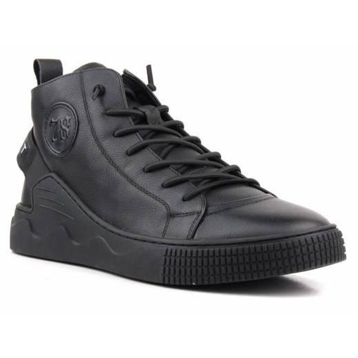 Sneakersy męskie, buty sportowe - JOHN DOUBARE LD1951, czarne ze sklepu ulubioneobuwie w kategorii Trampki męskie - zdjęcie 152334582