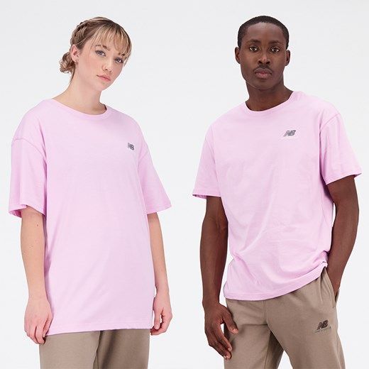Koszulka unisex New Balance UT21503LLC – różowa ze sklepu New Balance Poland w kategorii T-shirty męskie - zdjęcie 152375543