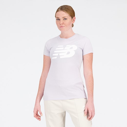 Koszulka damska New Balance WT03816GRV – fioletowa ze sklepu New Balance Poland w kategorii Bluzki damskie - zdjęcie 152384012