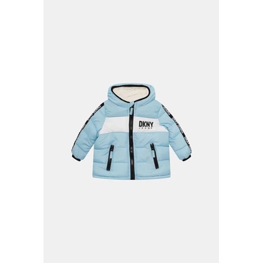 DKNY Kurtka - Błękitny - Dziewczynka - 18 MSC(86CM) 24 MSC(92CM) okazja Halfprice
