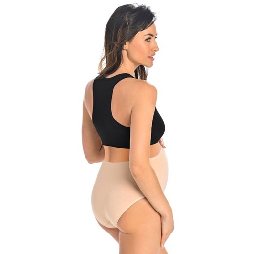 Majtki ciążowe bawełniane figi maxi Iris beżowe 161, Kolor beżowy, Rozmiar 3XL, Teyli ze sklepu Intymna w kategorii Bielizna ciążowa - zdjęcie 152423354