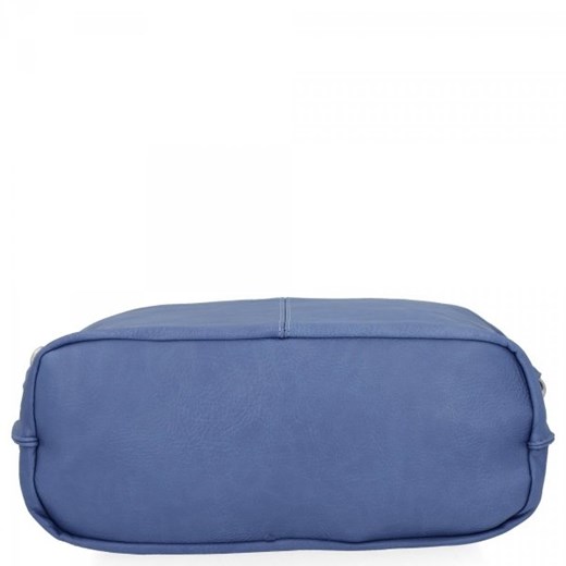 Duża Torebka Damska Shopper Bag XXL firmy Hernan HB0363 Ciemno Niebieska Hernan PaniTorbalska