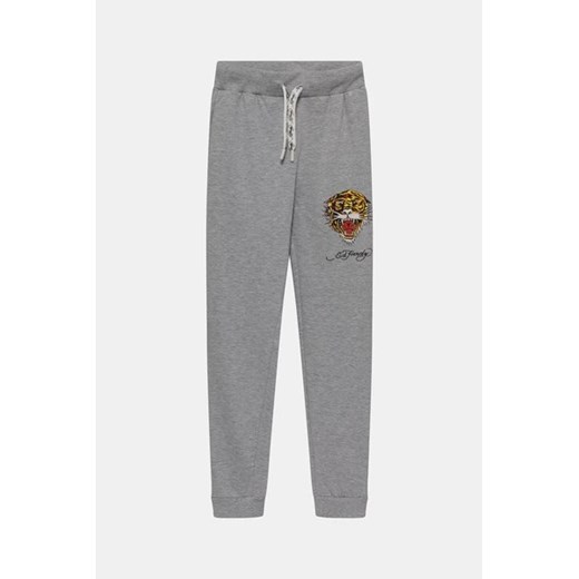 ED HARDY Spodnie dresowe - Szary jasny - Dziewczynka - 122 CM(122CM) Ed Hardy 152 CM(152CM) promocja Halfprice