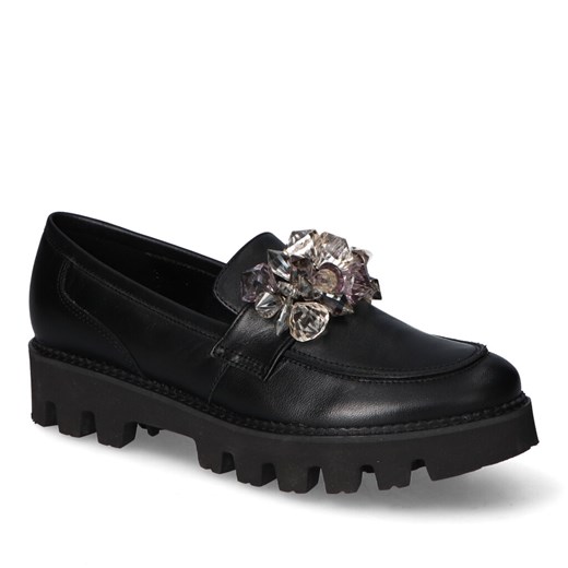 Mokasyny Karino 4527/076-P Czarne lico ze sklepu Arturo-obuwie w kategorii Mokasyny damskie - zdjęcie 152444221