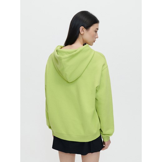 Zielona bluza z kapturem i motywami racingowymi - Zielony House S House