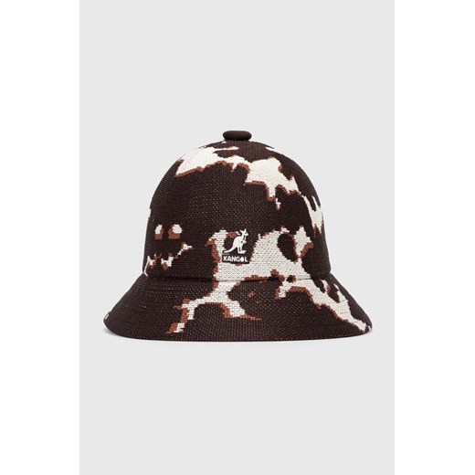 Kangol kapelusz kolor brązowy ze sklepu ANSWEAR.com w kategorii Kapelusze męskie - zdjęcie 152496291