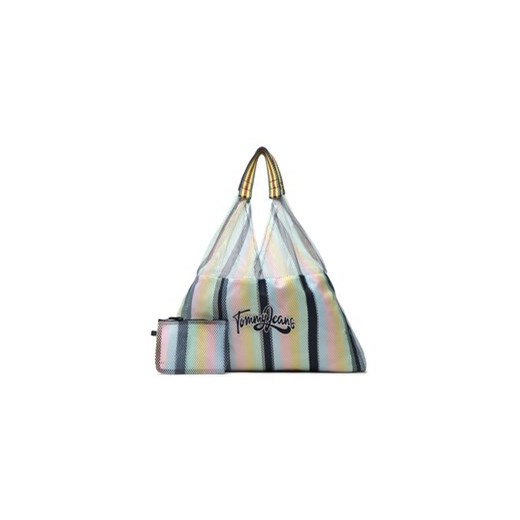 Tommy Jeans Torebka Tjw Spring Break Mesh Tote AW0AW14576 Kolorowy Tommy Jeans uniwersalny MODIVO