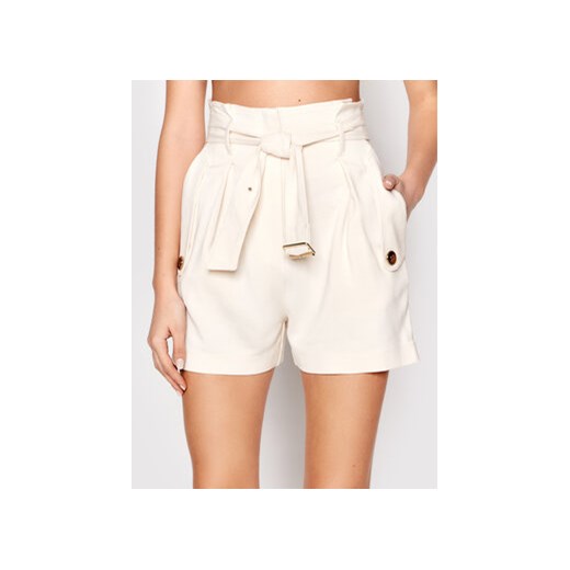 Elisabetta Franchi Szorty materiałowe SH-008-21E-V300 Beżowy Regular Fit Elisabetta Franchi 48 okazja MODIVO