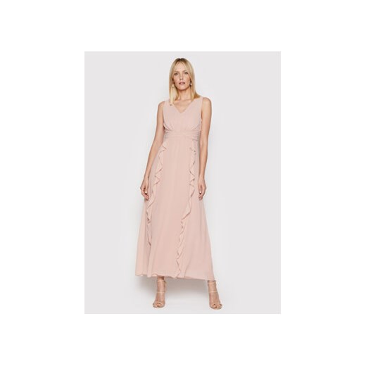 Rinascimento Sukienka wieczorowa CFC0107440003 Różowy Regular Fit Rinascimento S promocyjna cena MODIVO