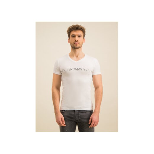 Emporio Armani Underwear T-Shirt 110810 9A516 00010 Biały Slim Fit XXL MODIVO okazja