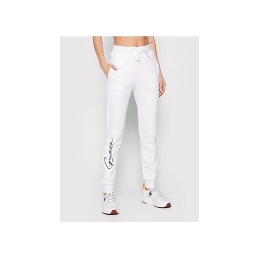 Guess Spodnie dresowe V2RB18 KAOR1 Biały Regular Fit Guess XL MODIVO okazja