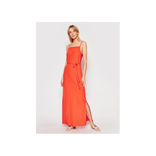 Calvin Klein Sukienka koktajlowa Cami K20K201839 Pomarańczowy Regular Fit Calvin Klein 36 okazyjna cena MODIVO