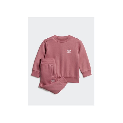 adidas Dres Adicolor Crew Set IB8645 Różowy Regular Fit 3_4Y MODIVO