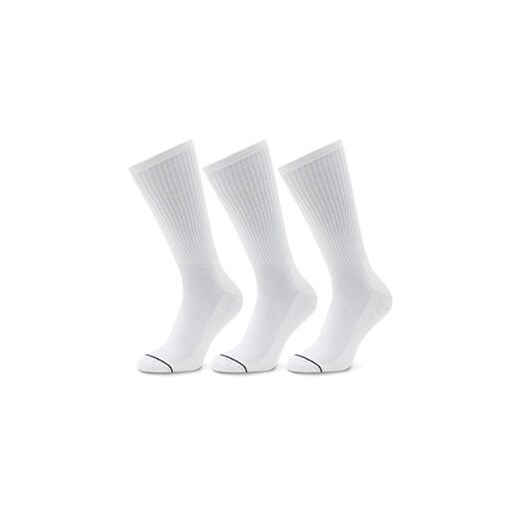 Calvin Klein Zestaw 3 par wysokich skarpet męskich 701218725 Biały Calvin Klein uniwersalny MODIVO