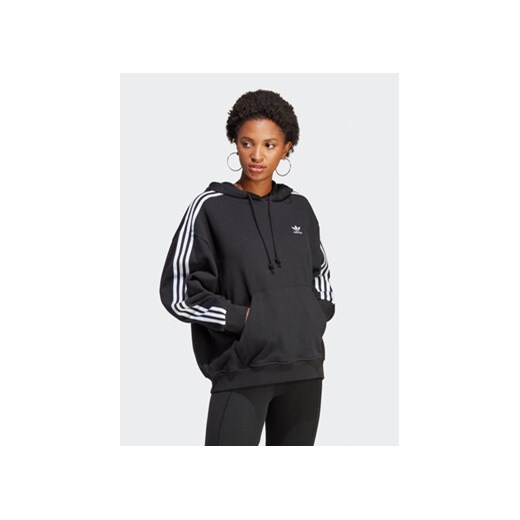 adidas Bluza Adicolor Classics Oversized Hoodie IB7454 Czarny Relaxed Fit S MODIVO