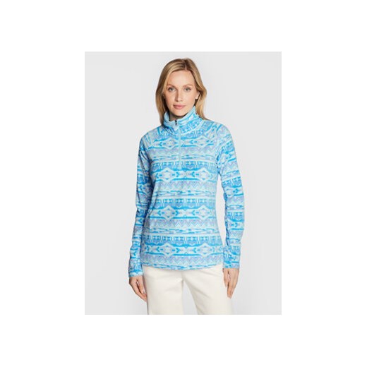 Bluza damska Columbia polarowa krótka w sportowym stylu w abstrakcyjne wzory 