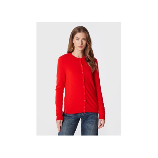 United Colors Of Benetton Kardigan 1002D5485 Czerwony Regular Fit United Colors Of Benetton S MODIVO