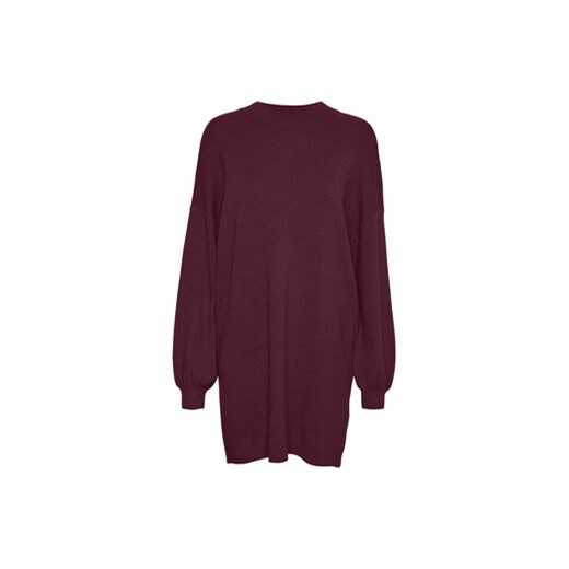 Vero Moda sukienka z długim rękawem oversize z okrągłym dekoltem na spacer