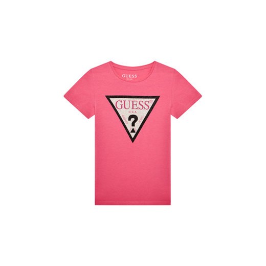 Guess T-Shirt J1YI35 K6YW1 Różowy Regular Fit Guess 14Y okazja MODIVO