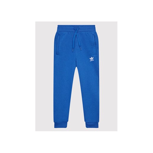 adidas Spodnie dresowe adicolor HK2861 Niebieski Regular Fit 7_8Y MODIVO