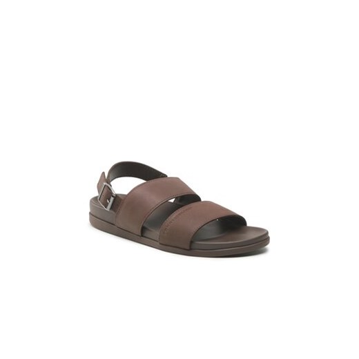 Tommy Hilfiger Sandały Premium Leather Sandal FM0FM04461 Brązowy Tommy Hilfiger 42 MODIVO