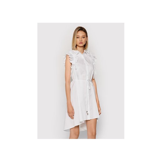 Rinascimento Sukienka koszulowa CFC0017910002 Biały Regular Fit Rinascimento L MODIVO