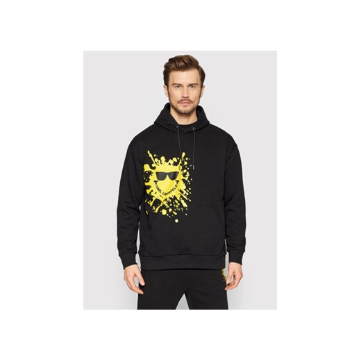 KARL LAGERFELD Bluza SMILEY WORLD 705442 521900 Czarny Regular Fit Karl Lagerfeld S promocja MODIVO