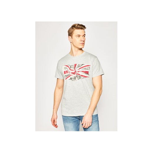 Pepe Jeans T-Shirt PM505671 Szary Regular Fit Pepe Jeans M MODIVO