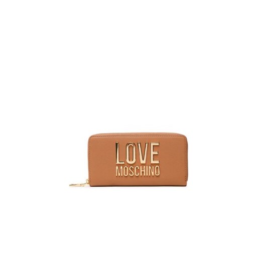 LOVE MOSCHINO Duży Portfel Damski JC5611PP1GLI0201 Brązowy Love Moschino uniwersalny MODIVO