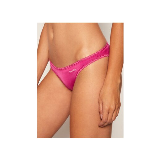 Calvin Klein Underwear Figi klasyczne 000F2911E Różowy Calvin Klein Underwear XS promocyjna cena MODIVO