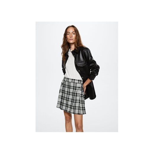Mango Spódnica trapezowa Grunge 37035131 Czarny Regular Fit Mango XS okazja MODIVO
