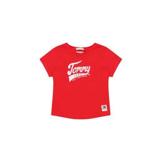 Tommy Hilfiger T-Shirt 1985 KG0KG04960 M Czerwony Regular Fit Tommy Hilfiger 5 okazja MODIVO