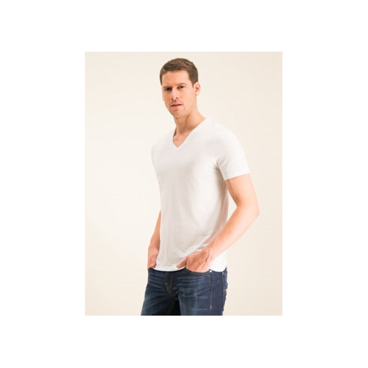 Armani Exchange T-Shirt 8NZT75 ZJA5Z 1100 Biały Slim Fit Armani Exchange XL MODIVO