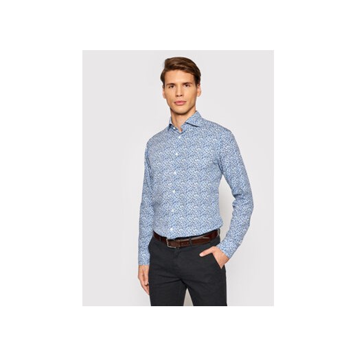 Eton Koszula 100003096 Niebieski Slim Fit Eton 39 MODIVO
