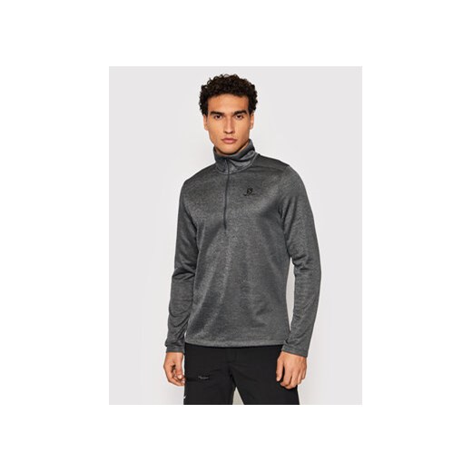 Salomon Bluza techniczna Transition LC1579200 Szary Regular Fit Salomon S MODIVO