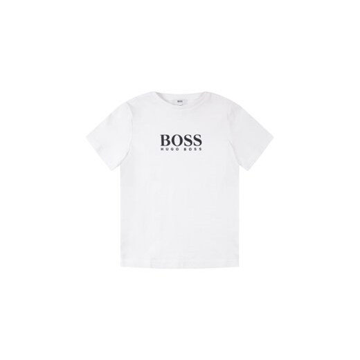 Boss T-Shirt J25P13 S Biały Regular Fit 12Y MODIVO