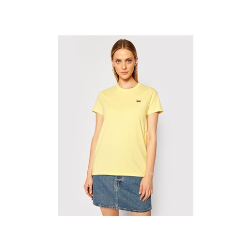 Levi's® T-Shirt Perfect Tee 39185-0103 Żółty Regular Fit XS wyprzedaż MODIVO