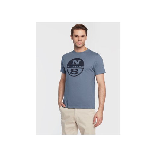 North Sails T-Shirt Graphic 692815 Niebieski Regular Fit North Sails L MODIVO
