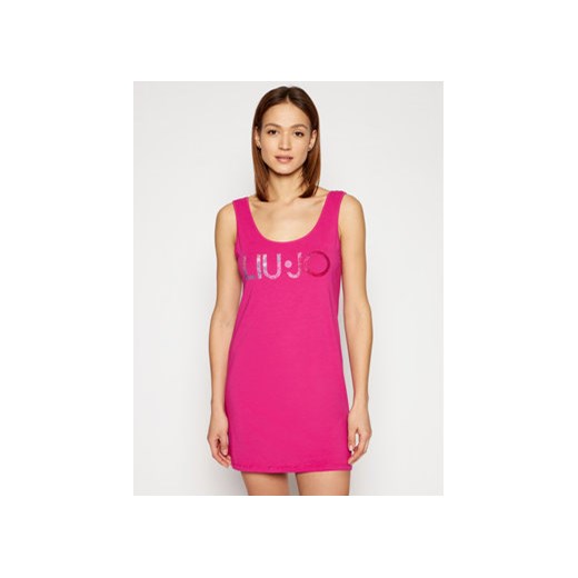 Liu Jo Beachwear Sukienka letnia VA1060 J5003 Różowy Regular Fit M okazyjna cena MODIVO