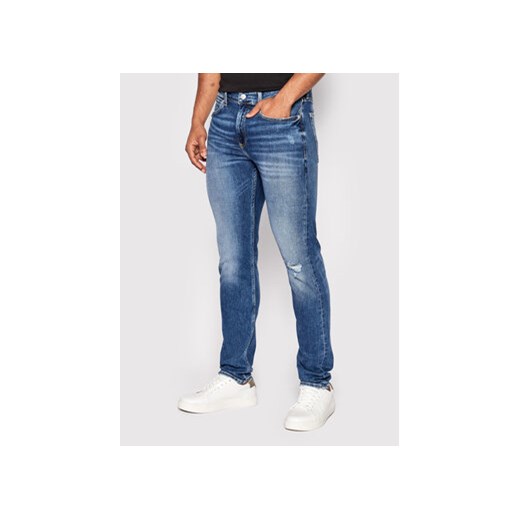 Calvin Klein Jeans Jeansy J30J321133 Niebieski Slim Fit 34_34 okazja MODIVO