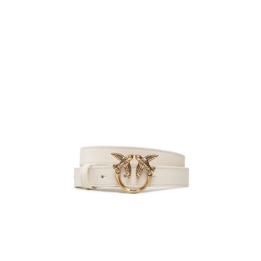 Pinko Pasek Damski Love Berry Simply H2 Belt AI 22-23 PLT01 1H212P Y5H7 Biały Pinko L MODIVO